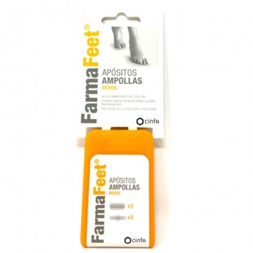 Farmafeet apositos ampollas (dedos 6 unidades)