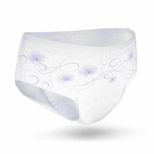 Absorbente incontinencia orina dia anatomico - tena silhouette braga cintura baja blanco (10 unidade