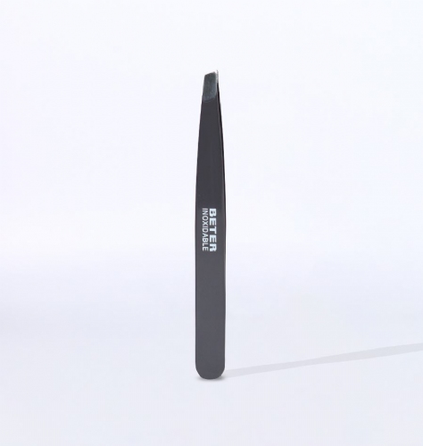 Pinza de depilar punta oblicua 10cm