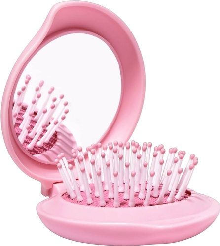 Beter cepillo plegable con espejo y coletero