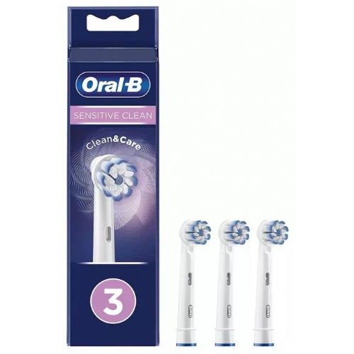 Cepillo dental electrico recargable - oral-b sensitive clean (recambio 3 unidades)