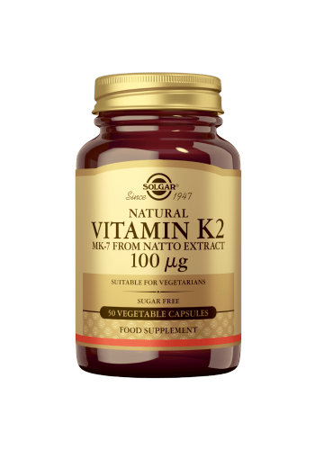 Solgar vitamina k2 natural 100 mcg 50 caps veg