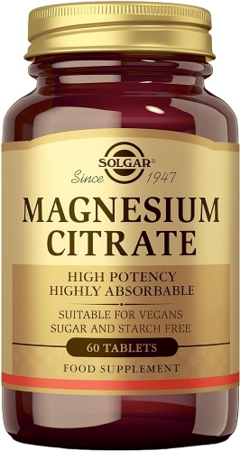 Solgar magnesio citrato 400 mg 60 comp