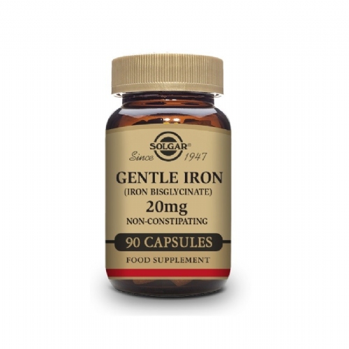 Solgar hierro (iron) gentle (no estriñe) 20 mg 90 caps