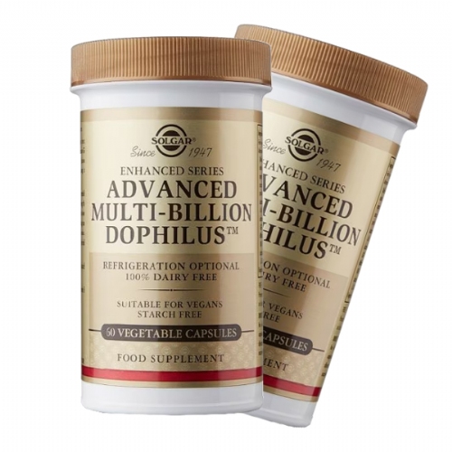 Solgar advanced multibilion dophilus 2x60cap