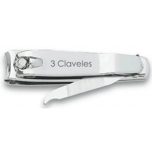 3 claveles cortauñas c/lima 6 cm 80250