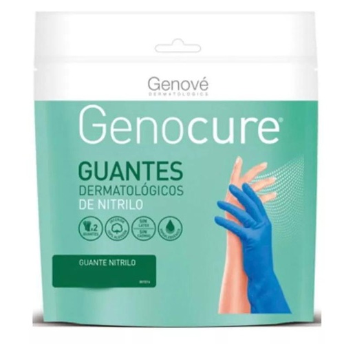 Guantes de nitrilo - genocure dermatologico (talla xl/9 1 par)