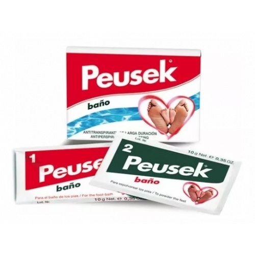 Peusek baño antitranspirante pies (1 envase 20 g)