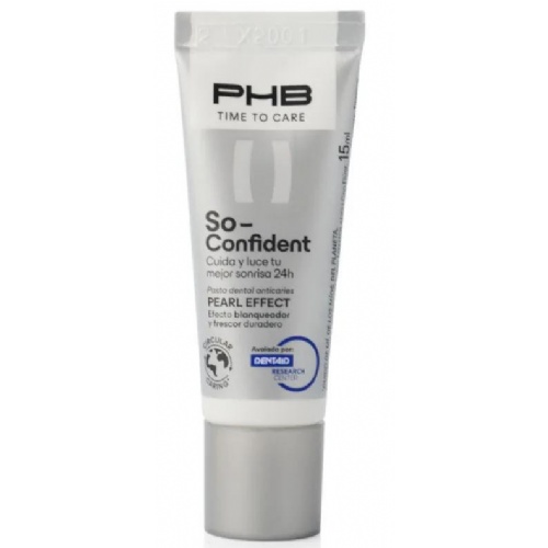 Phb time to care so confident dentrifico tamaño viaje(1 tubo 15 ml sabor mentolado)
