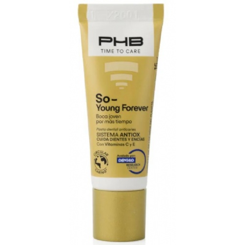 Phb time to care so young forever dentrifico tamaño viaje (1 tubo 15 ml sabor mentolado)