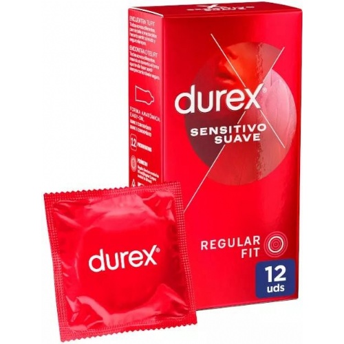 Durex sensitivo suave - preservativos (12 unidades)