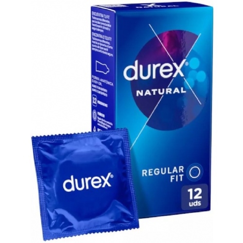 Durex natural plus - preservativos (12 unidades)