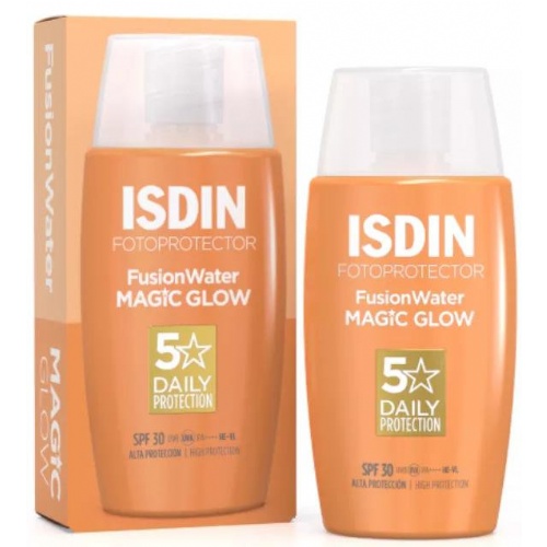 Isdin fotoprotector fusion water magic glow spf 30  1 envase 50 ml