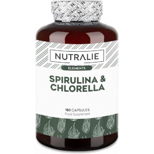 Nutralie spirulina & chlorella (180 capsulas)