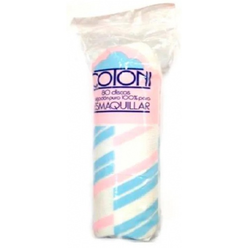 Discos desmaquilladores cotoni 80u