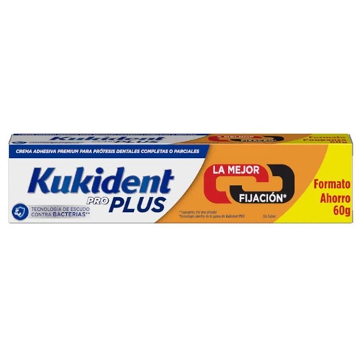 Kukident pro plus la mejor fijacion (1 envase 60 g sabor neutro)