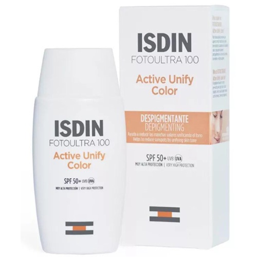 Fotoultra isdin active unify fusion fluid color (1 envase 50 ml)