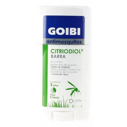 Goibi citriodiol barra repelente de insectos de uso humano  1 barra 50 ml - repelente