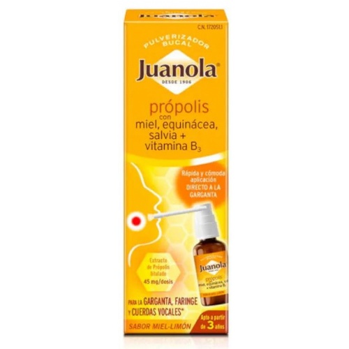Juanola propolis pulverizador bucal (1 envase 30 ml sabor miel limon)