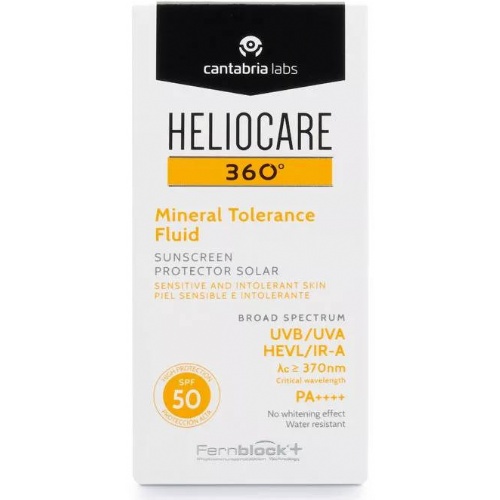 Heliocare 360º spf 50 mineral tolerance fluid - protector solar (1 envase 50 ml)