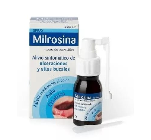 Milrosina spray solucion bucal (1 frasco 25 ml)