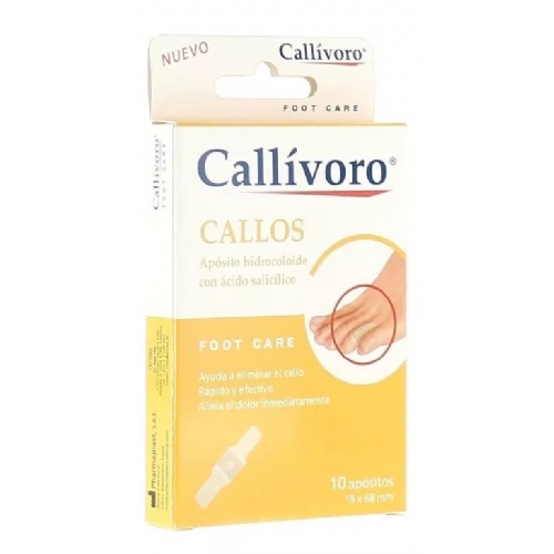 Callivoro callos aposito hidrocoloide (10 unidades 68 mm x 19 mm)