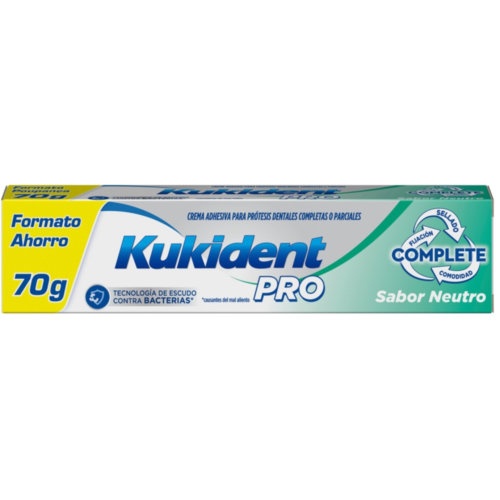 Kukident fijacion todo el dia pro neutro  1 envase 70 g sin sabor