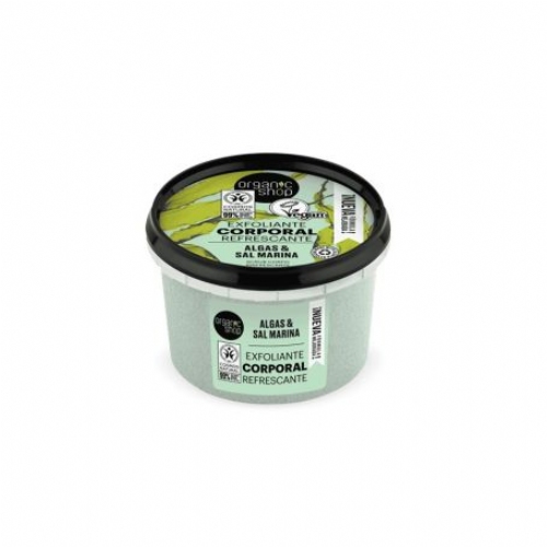 Organic shop exfoliante corporal algas del atlantico 250ml.
