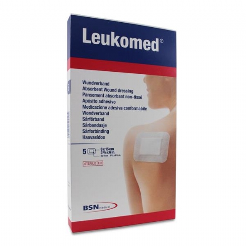 Leukomed - aposito esteril adhesivo (5 unidades 15 cm x 8 cm)