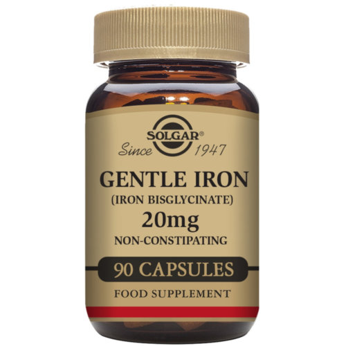 Solgar hierro (iron) gentle (no estriñe) 20 mg 90 caps