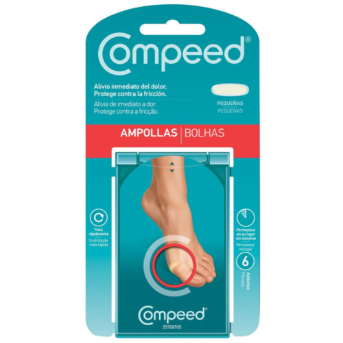 Compeed ampollas - hidrocoloide (talla pequeña 6 unidades)