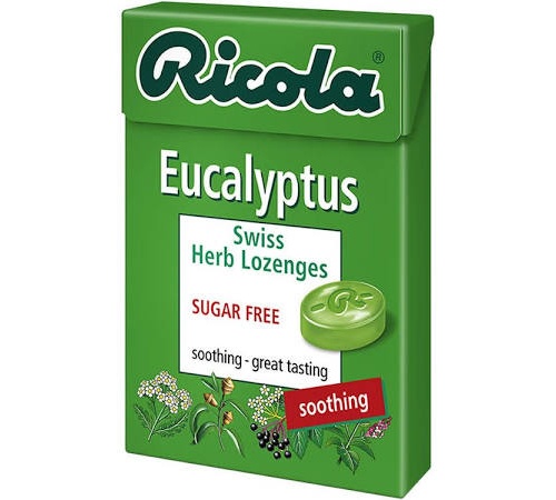 Ricola caramelos sin azucar (1 envase 50 g sabor eucaliptus)