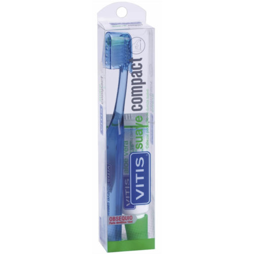 Cepillo dental vitis compact suave ( ideal viaje)