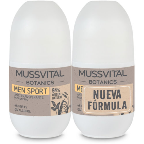 Mussvital essentials botanics antitranspirante men sport  (1 envase 75 ml)