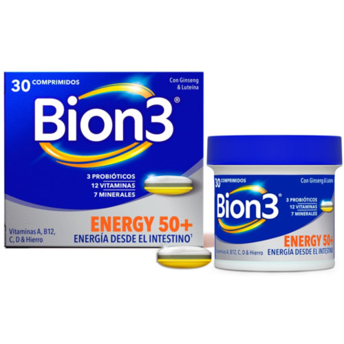 Bion3 energy 50+  30 comprimidos