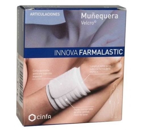 Muñequera universal - farmalastic compression tech (1 unidad talla pequeña/mediana color beige)