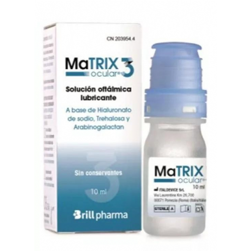 Matrix ocular 3 solucion oftalmica lubricante (1 envase 10 ml)