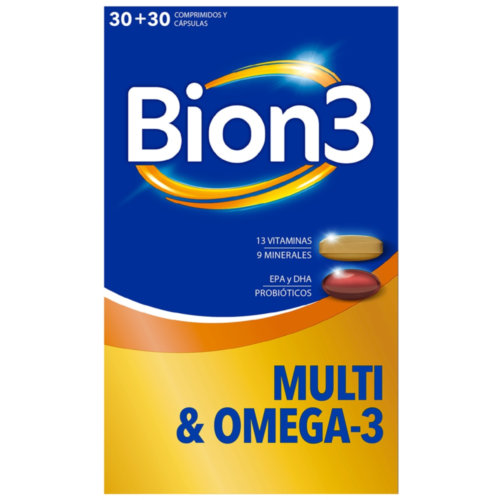 Bion3 multi & omega-3  30 comprimidos + 30 capsulas