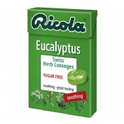 Ricola caramelos sin azucar (1 envase 50 g sabor eucaliptus)