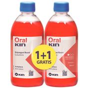 Oralkin enjuague bucal  2 frascos 500 ml pack 1+1