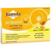 Juanola propolis pastillas limon miel (24 pastillas de goma)