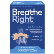 Breathe right clasicas - tira adh nasal (30 unidades)