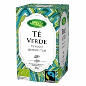Artemis bio te verde infusion 20bolsitas. bio