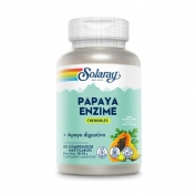 Solaray papaya enzimas 90 comp masticable