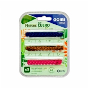 Goibi pulsera citronela eco cuero 3 unidades