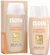Isdin fotoprotector fusion water magic  1 frasco 50 ml color light