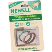 Newell pulsera-coletero con citronela mosquitos  2 unidades