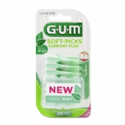 Soft picks minty gum 40 unidades - gum