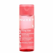 Nuxe very rose desmaquillante waterproof ojos y labios - bifásico 100ml