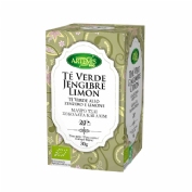 Artemis bio te verde jengibre con limon  20bolsitas. bio